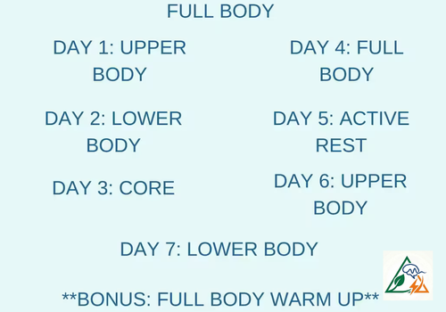 One-Week Home Workout Plan